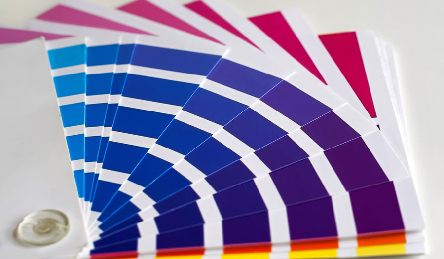 image of visual tone - colors for printing
